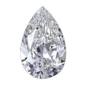 Pear diamond